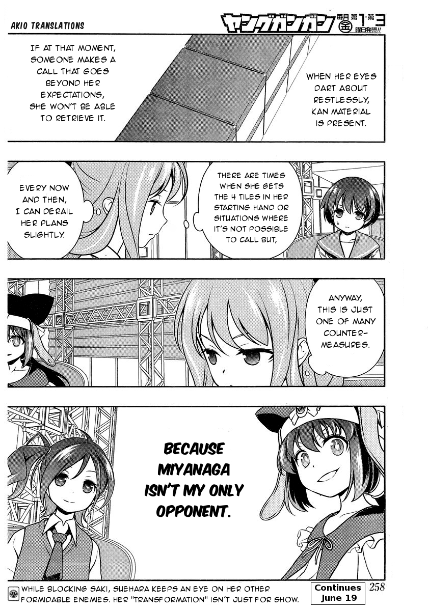 Saki Chapter 143 page 15 - Chapter 143: Appropriate Response