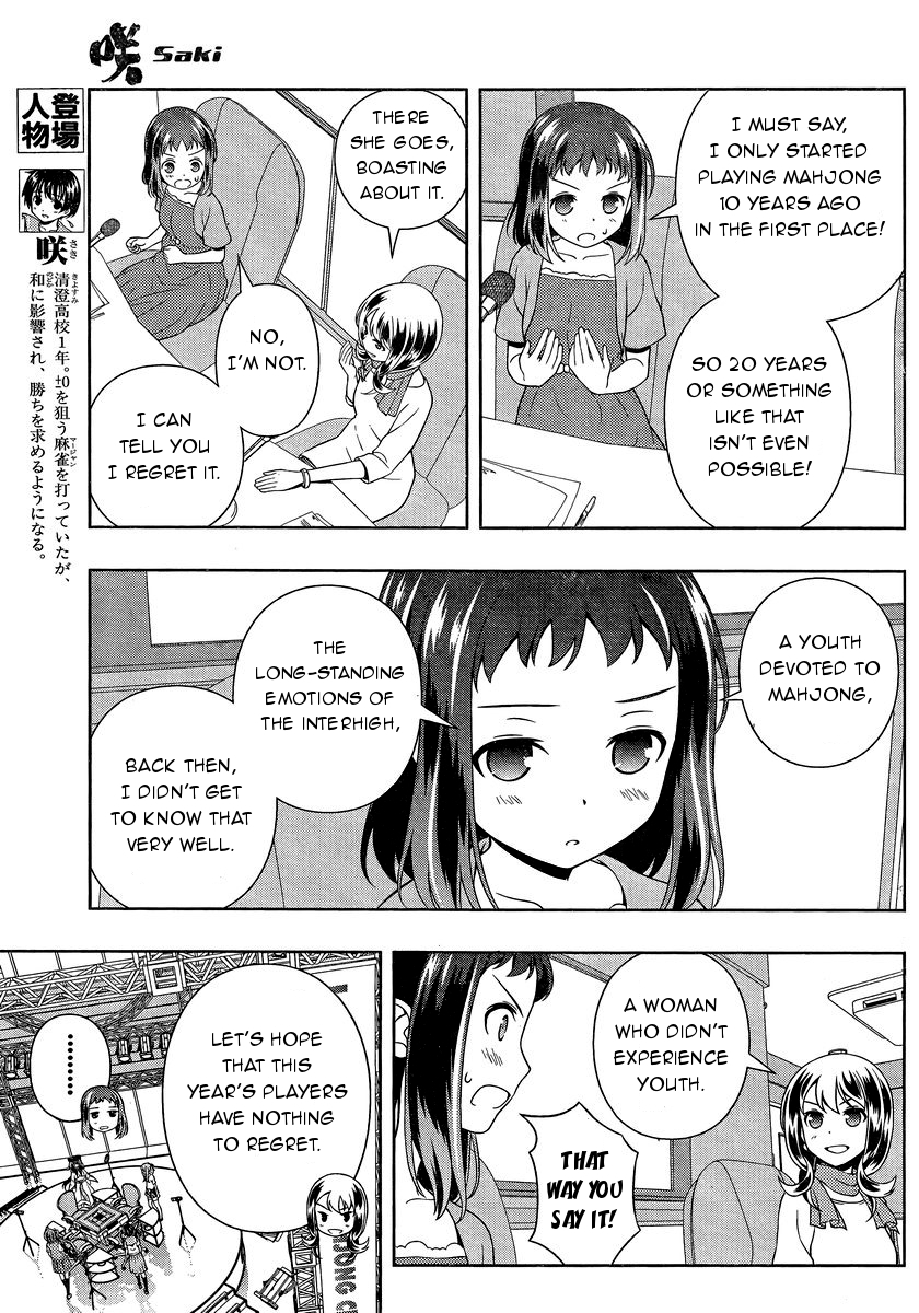 Saki Chapter 143 page 6 - Chapter 143: Appropriate Response