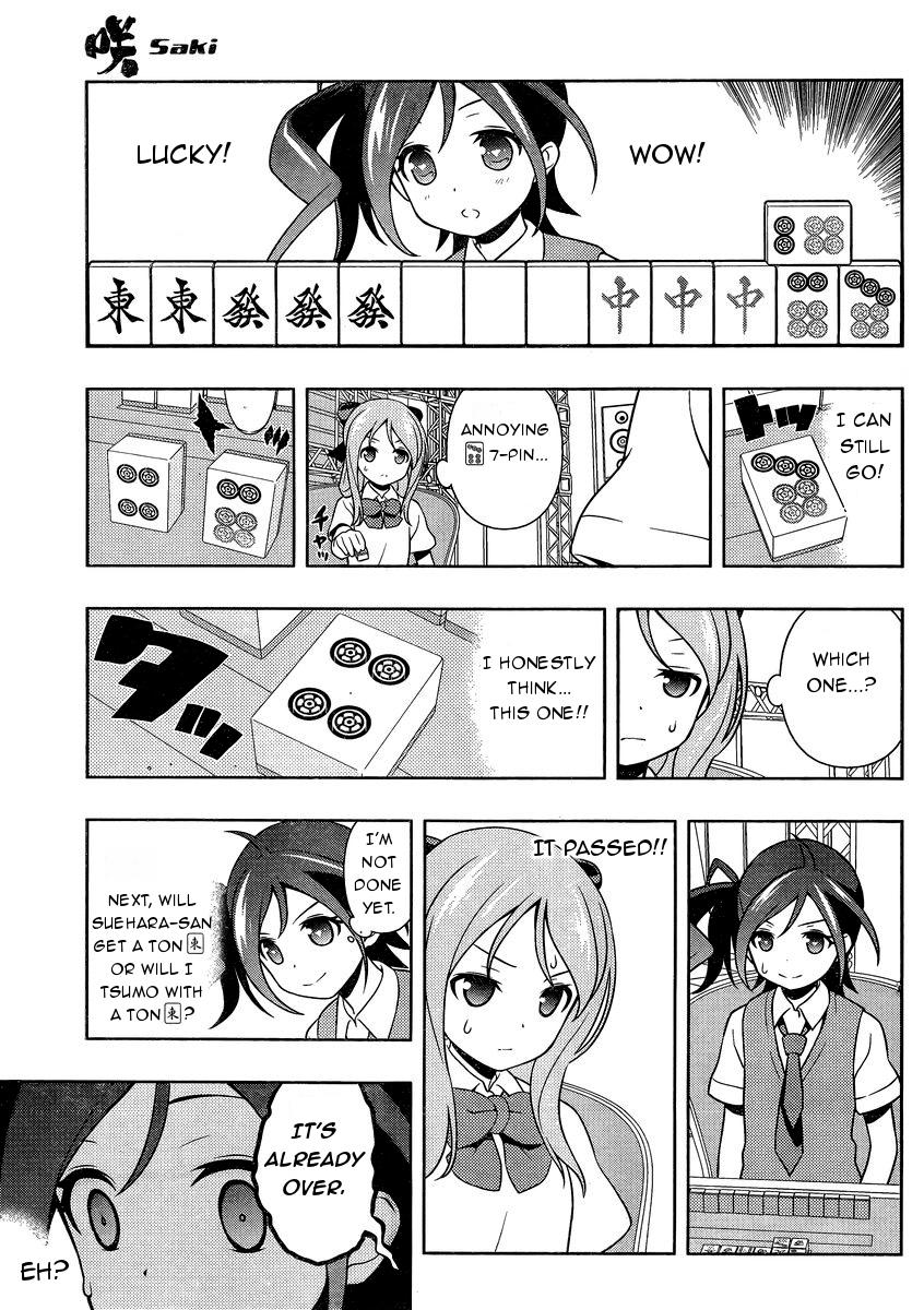 Saki Chapter 144 page 12 - Chapter 144: Raging Fire