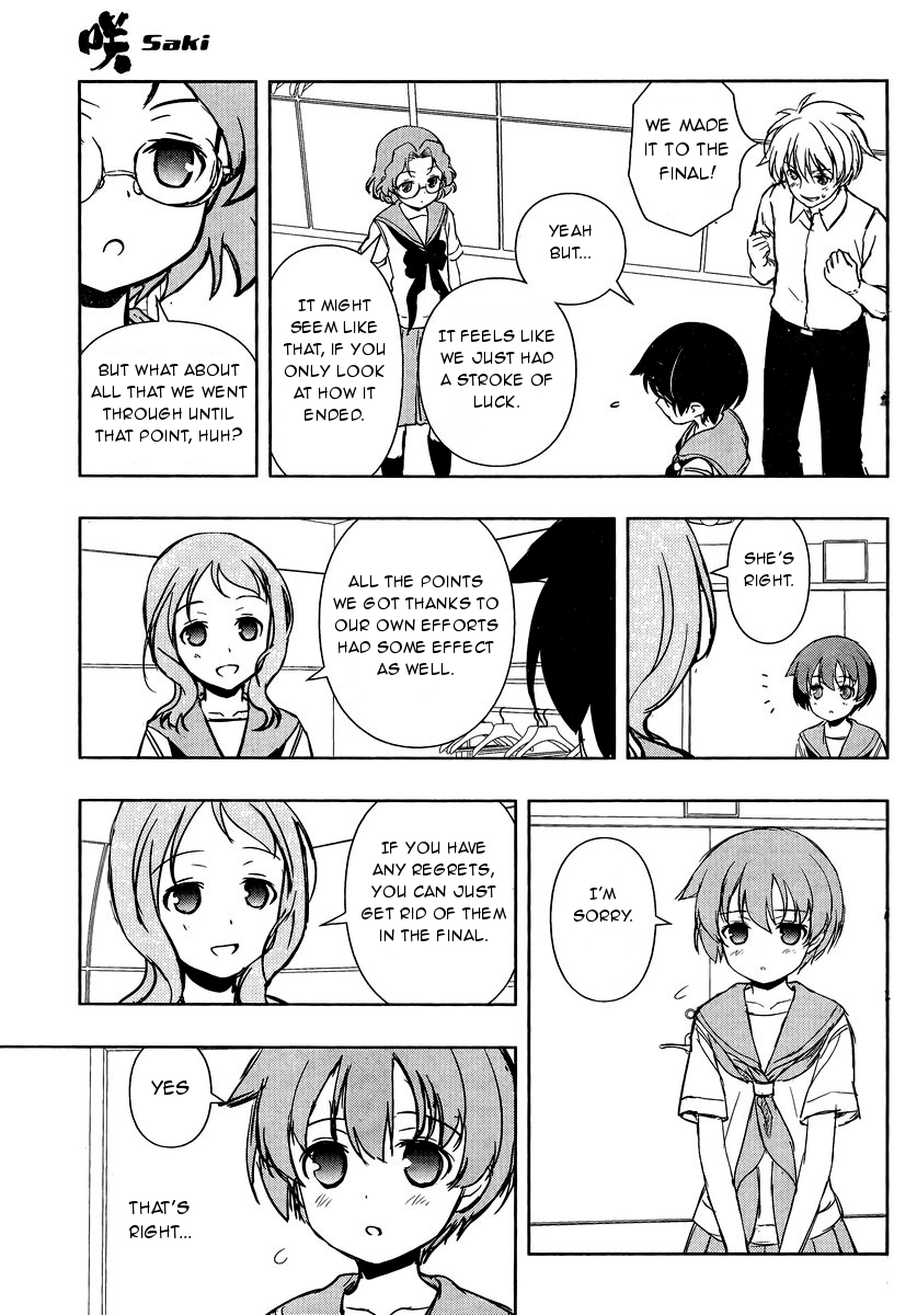 Saki Chapter 154 page 11 - Chapter 154: Rousing Herself