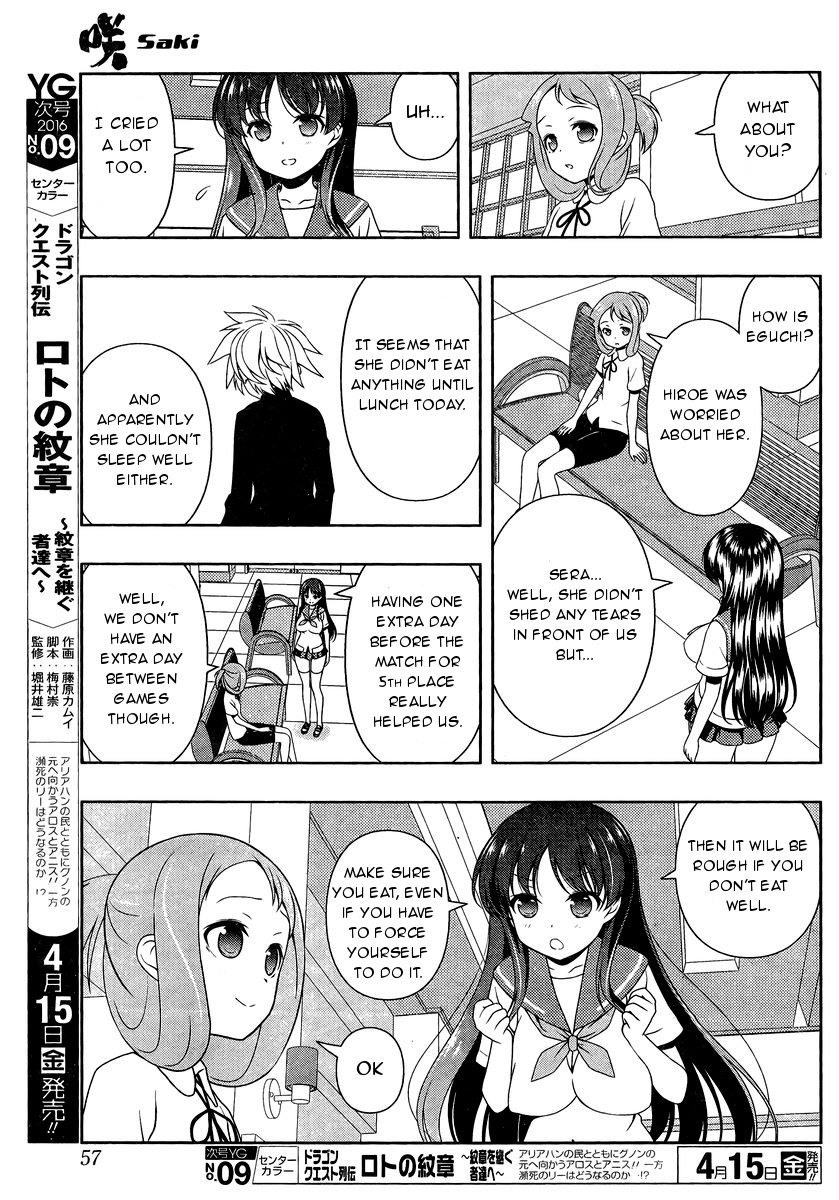 Saki Chapter 157 page 11 - Chapter 157: Report