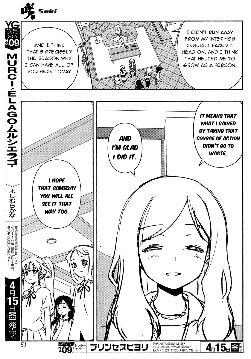 Saki Chapter 157 page 5 - Chapter 157: Report