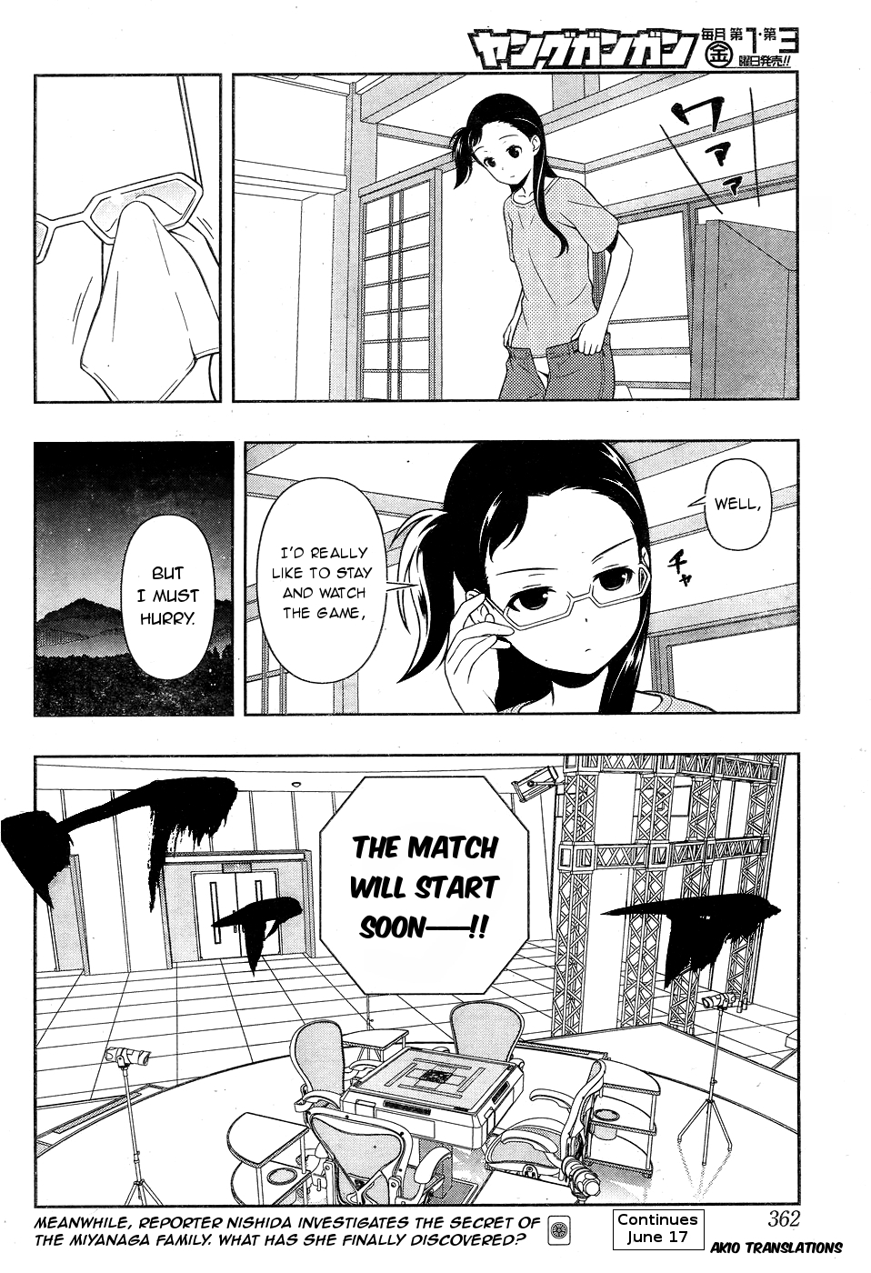 Saki Chapter 160 page 16 - Chapter 160: Match for 5th