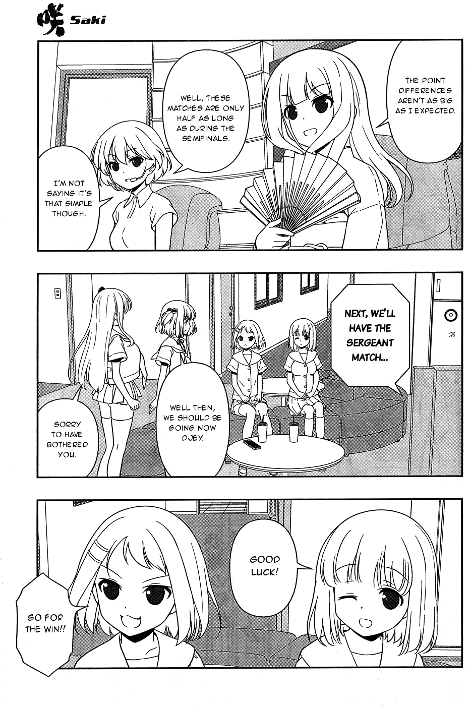 Saki Chapter 165 page 14 - Chapter 165: Free-for-All Fight