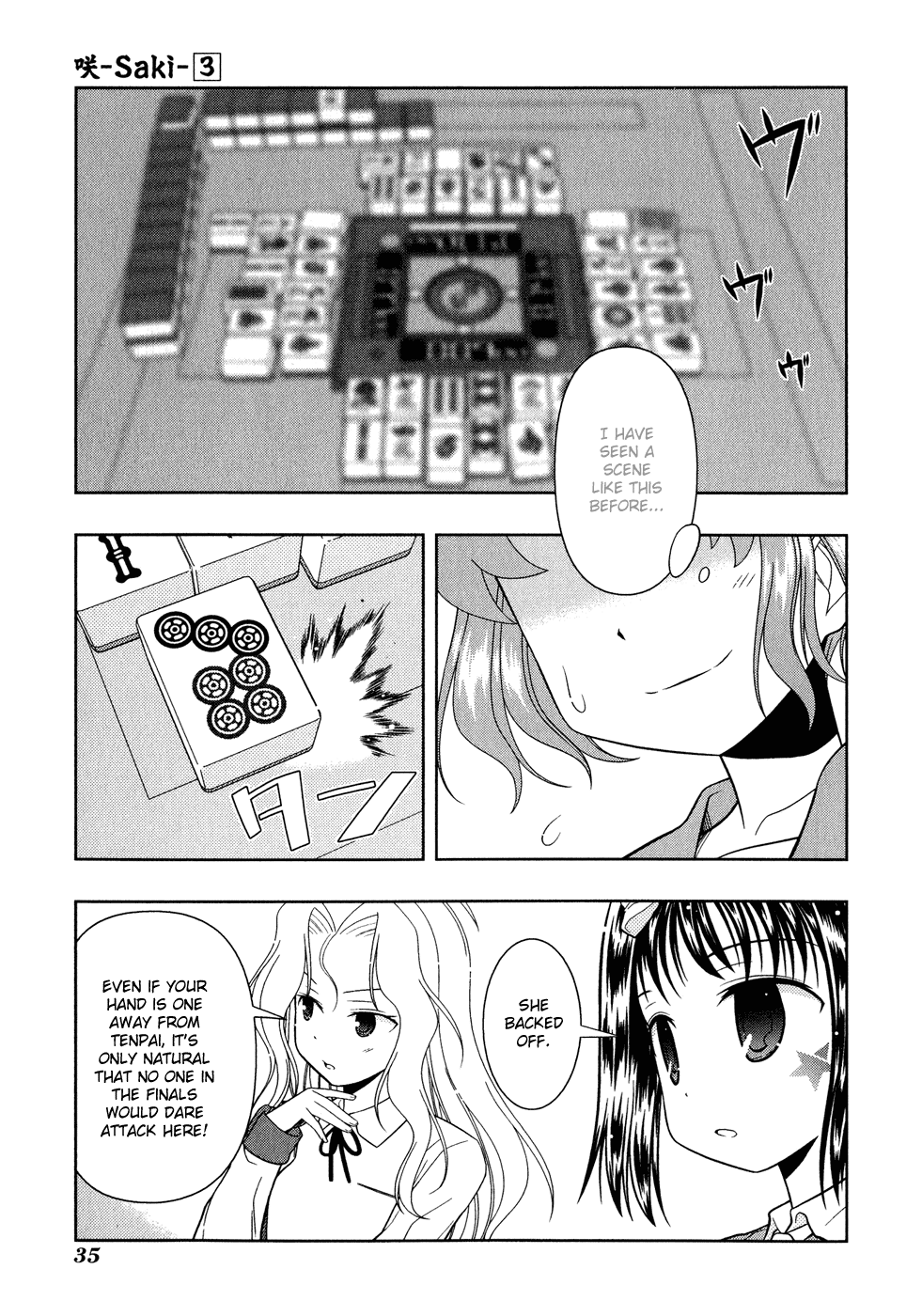 Saki Chapter 17 page 8 - Chapter 17: Amateur