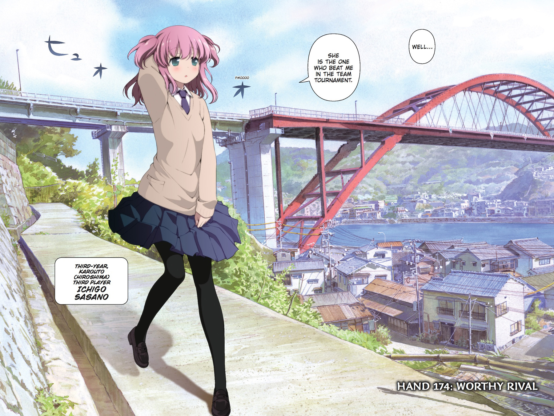 Saki Chapter 174 page 2 - Chapter 174: Hand 174