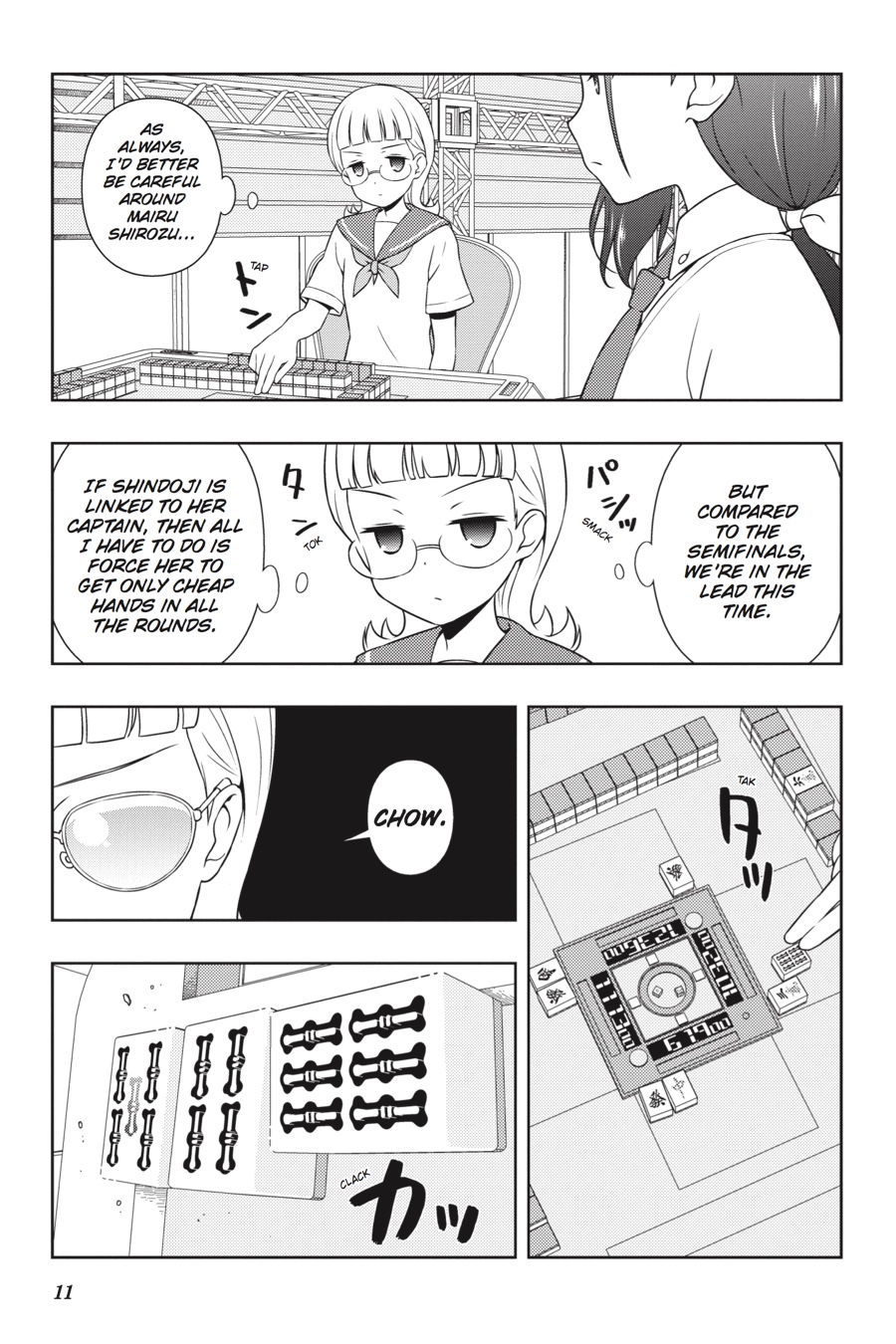 Saki Chapter 179 page 11 - Chapter 179: Hand 179