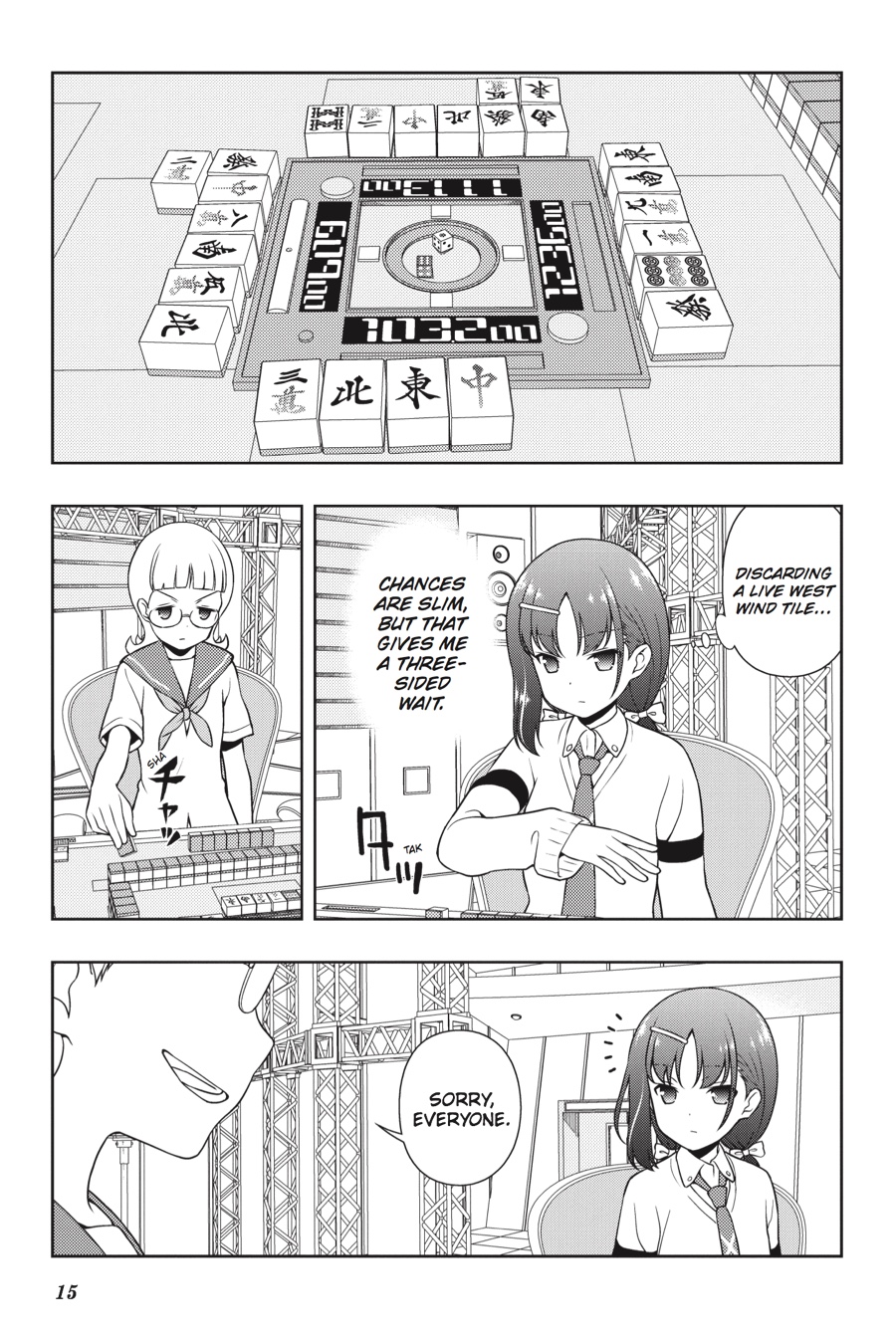 Saki Chapter 179 page 15 - Chapter 179: Hand 179