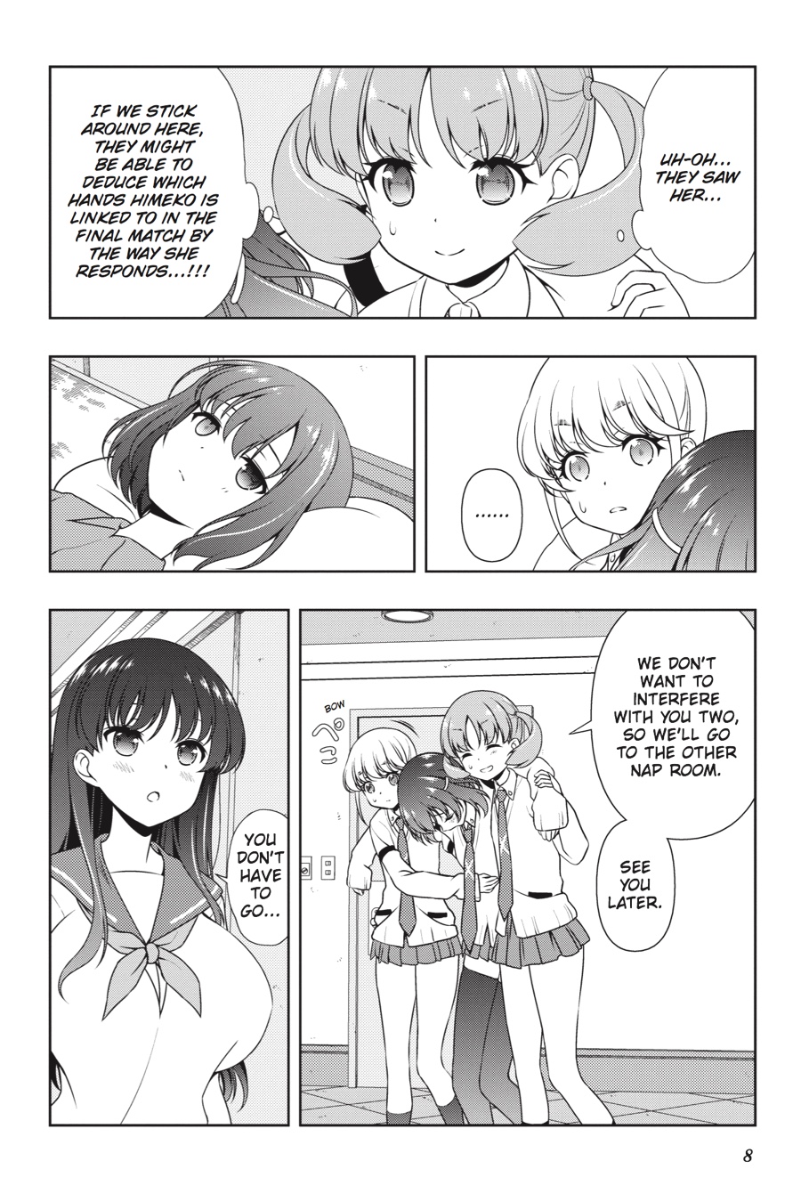 Saki Chapter 179 page 8 - Chapter 179: Hand 179