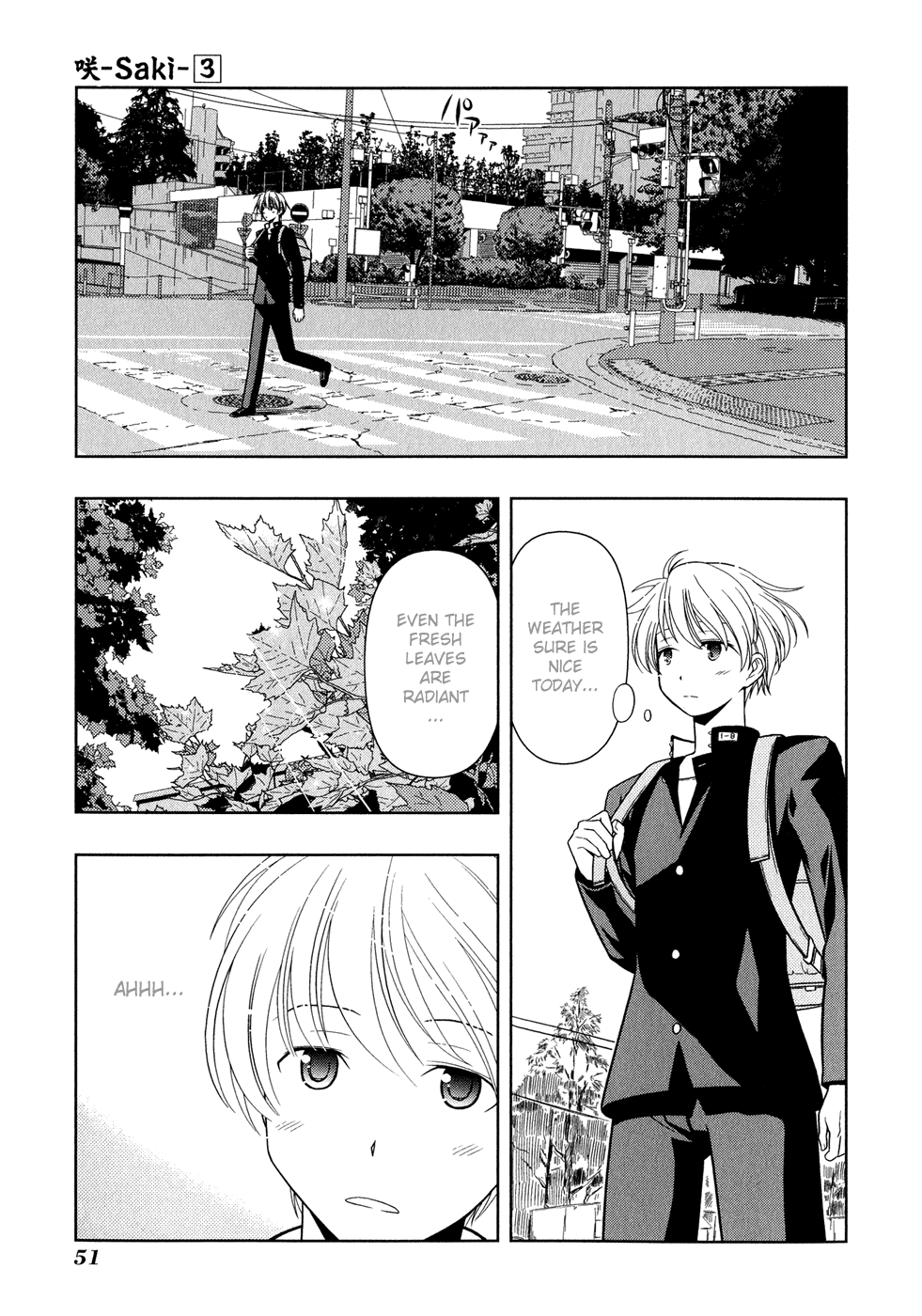 Saki Chapter 18 page 3 - Chapter 18: Stolen