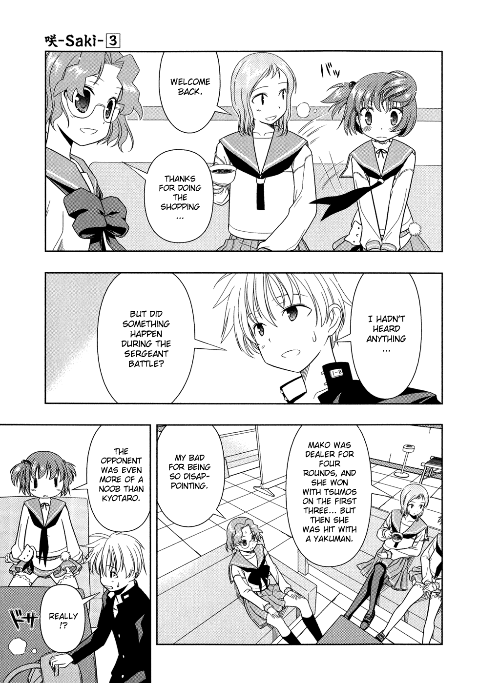 Saki Chapter 18 page 7 - Chapter 18: Stolen
