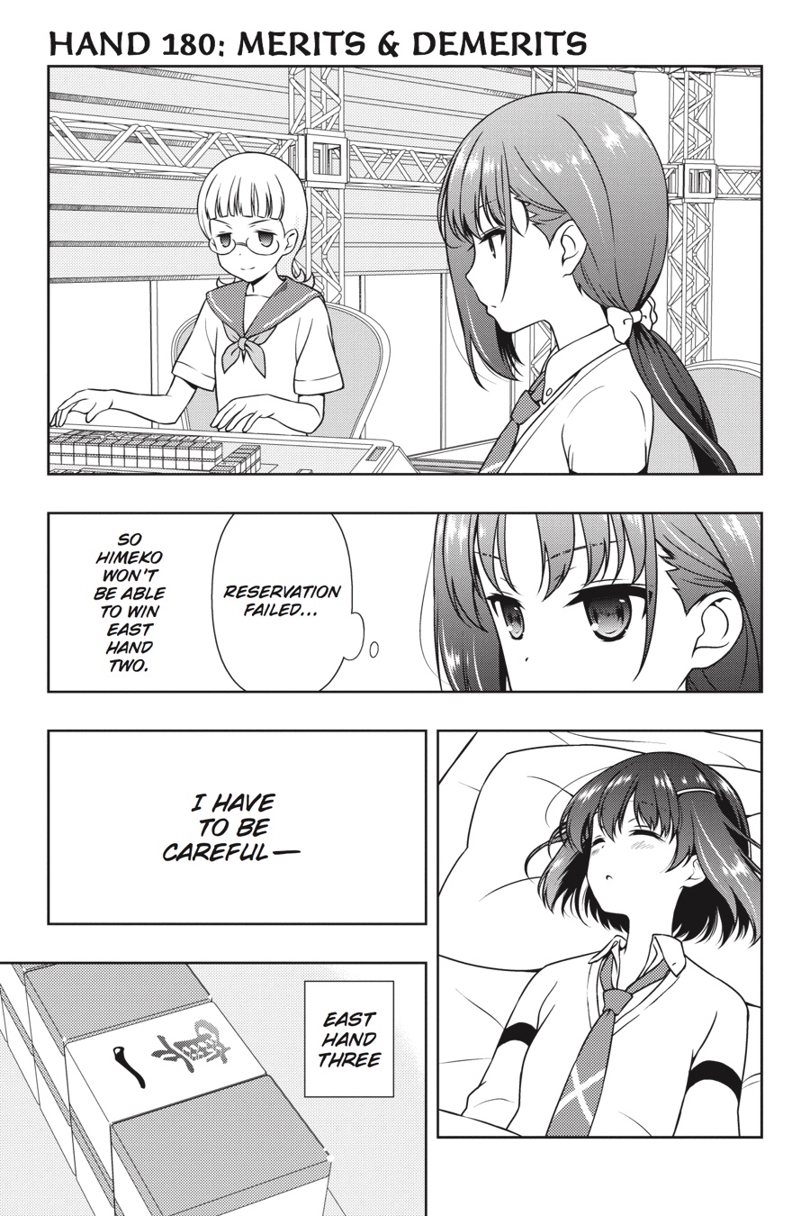 Saki Chapter 180 page 1 - Chapter 180: Hand 180