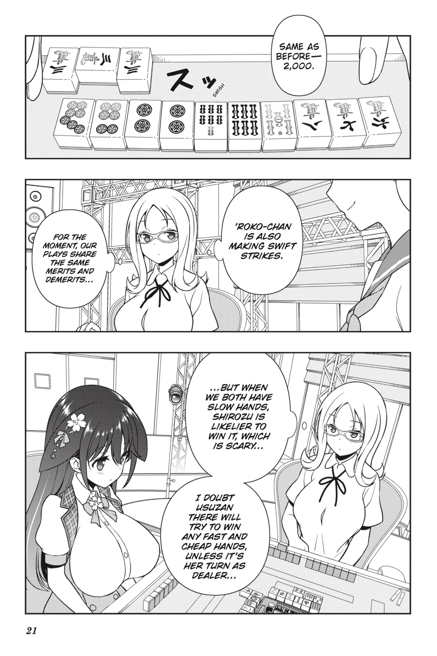 Saki Chapter 180 page 3 - Chapter 180: Hand 180
