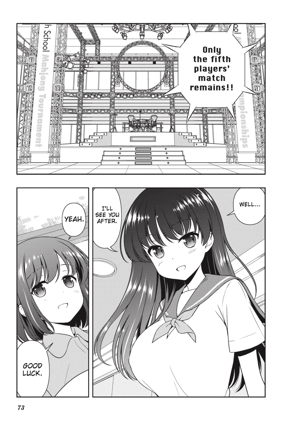 Saki Chapter 183 page 3 - Chapter 183: Hand 183