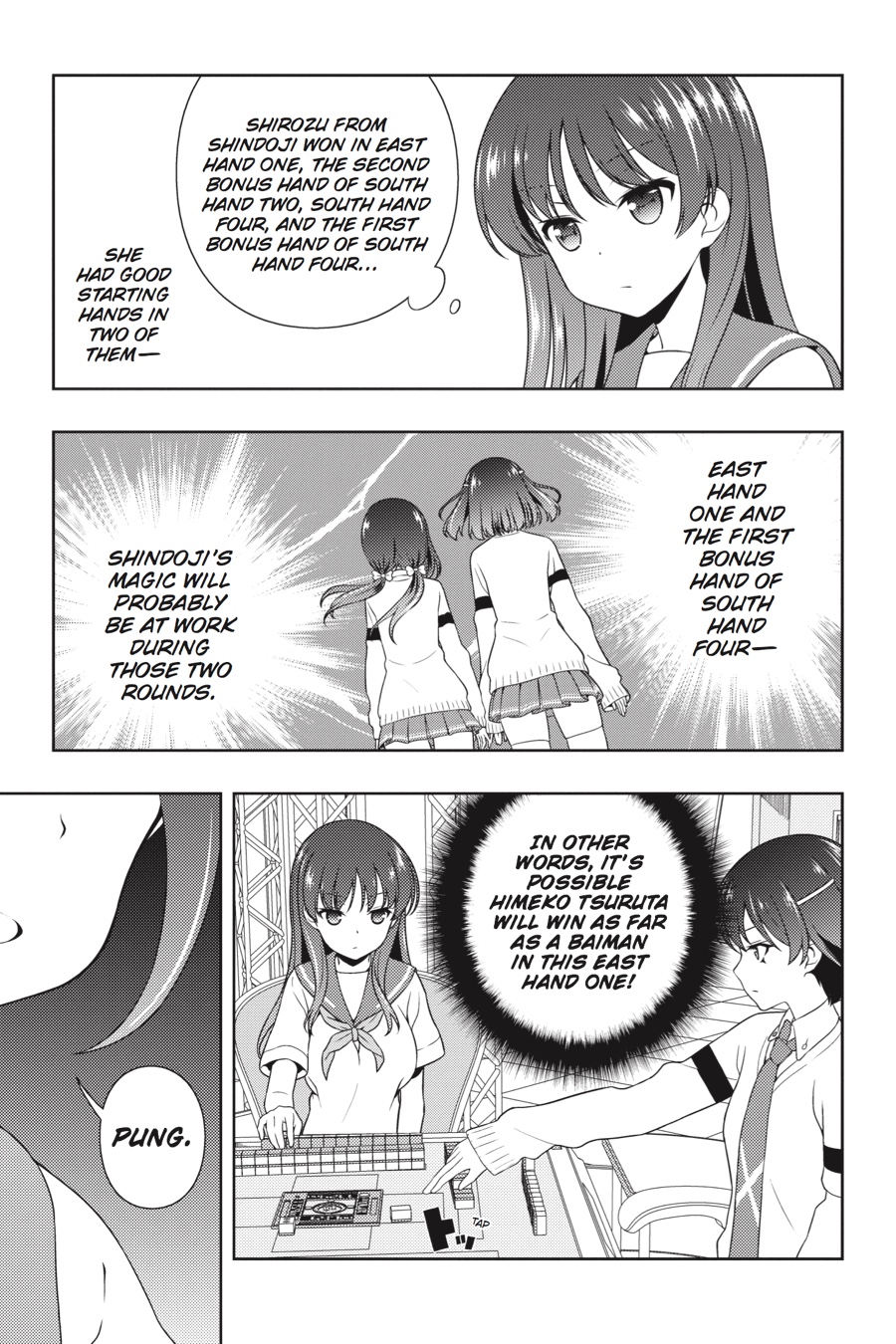 Saki Chapter 184 page 4 - Chapter 184: Hand 184