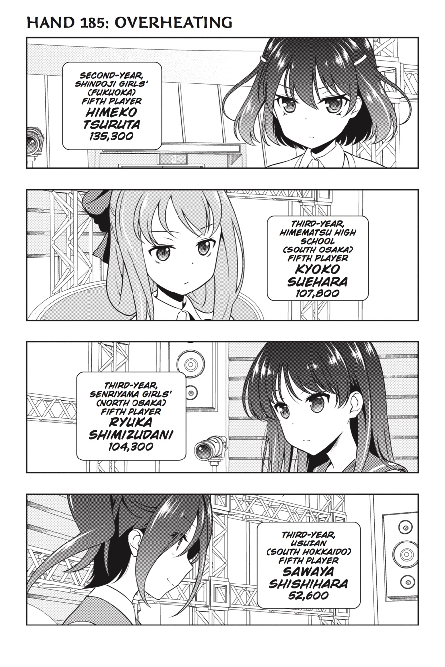 Saki Chapter 185 page 1 - Chapter 185: Hand 185