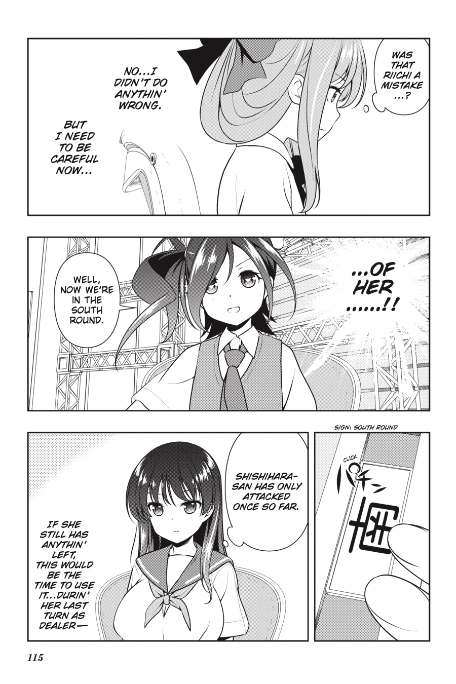 Saki Chapter 185 page 15 - Chapter 185: Hand 185