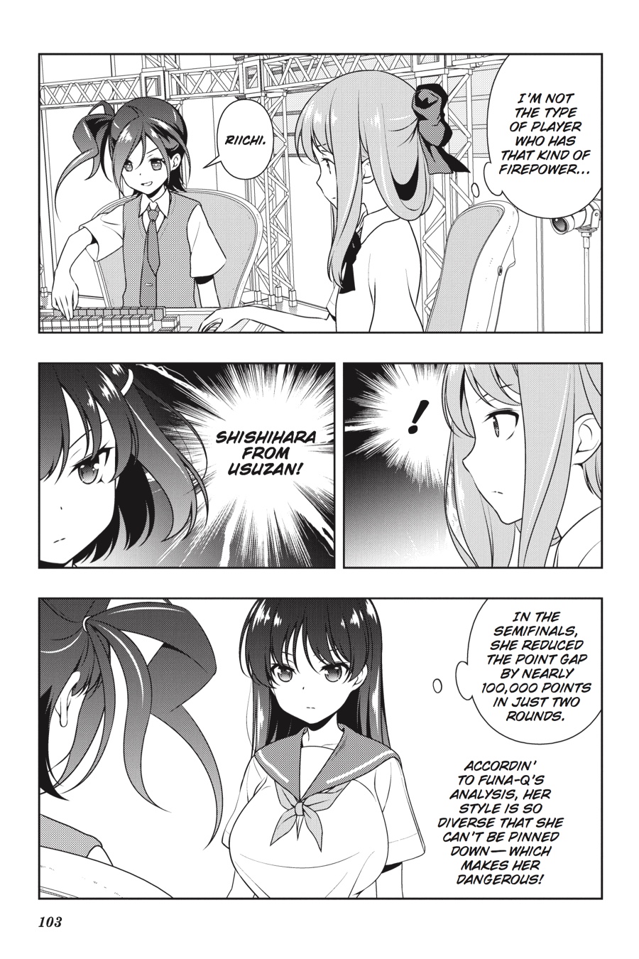 Saki Chapter 185 page 3 - Chapter 185: Hand 185