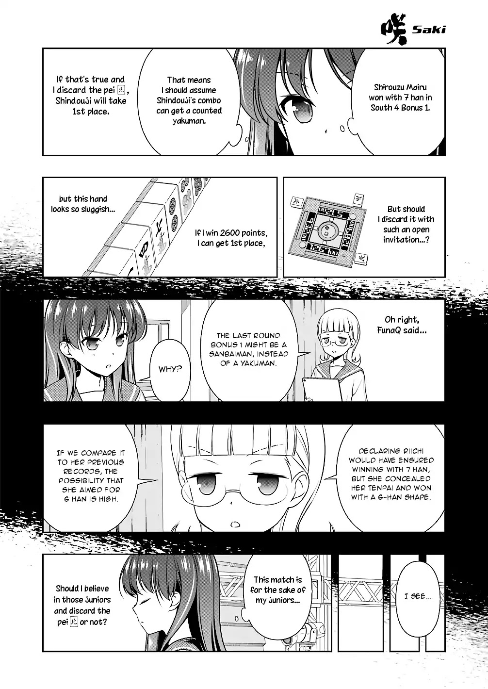 Saki Chapter 188 page 14 - Chapter 188: Resolution