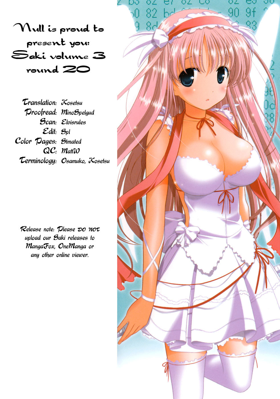 Saki Chapter 20 page 1 - Chapter 20: President