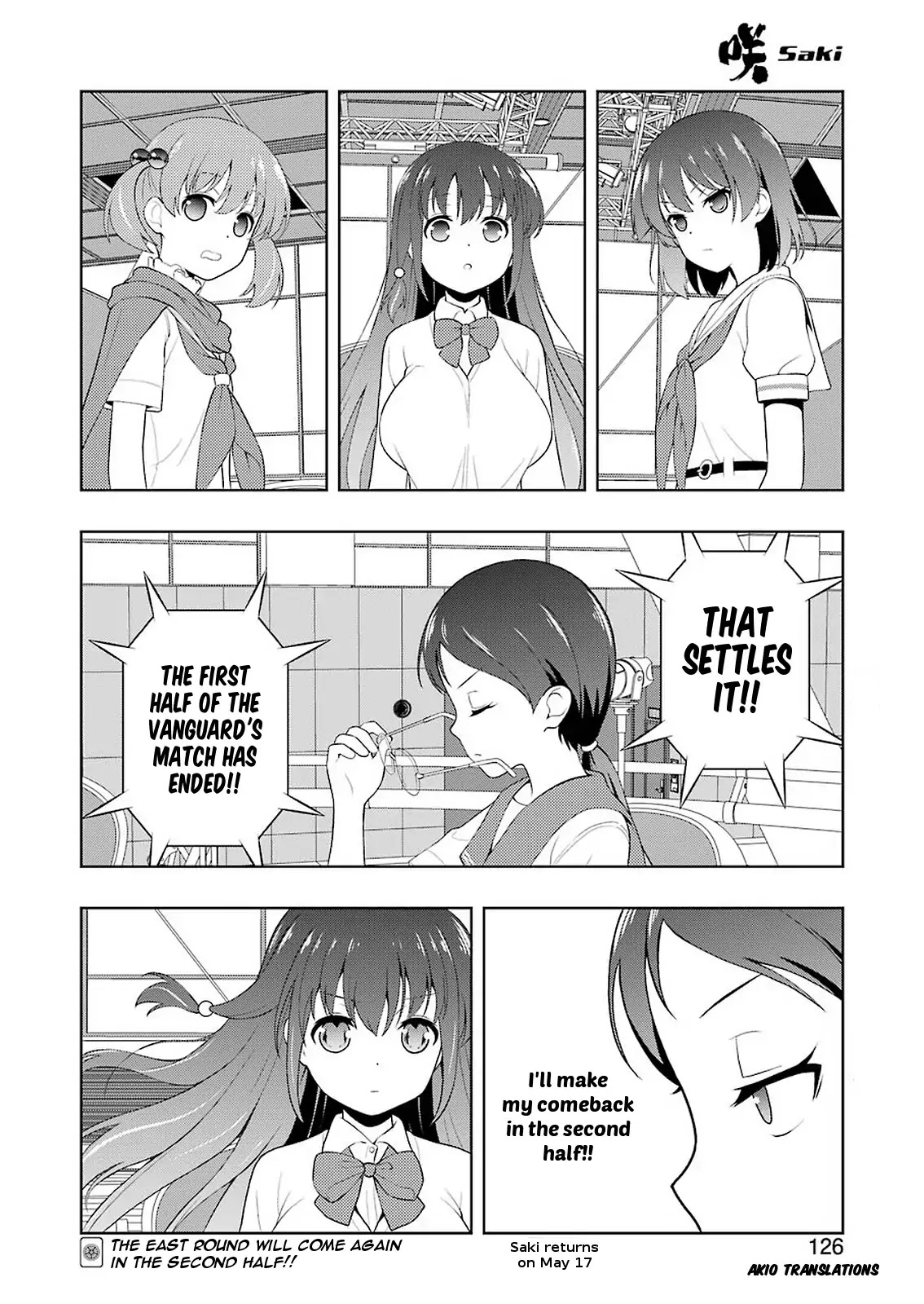 Saki Chapter 201 page 15 - Chapter 201: Cooperation