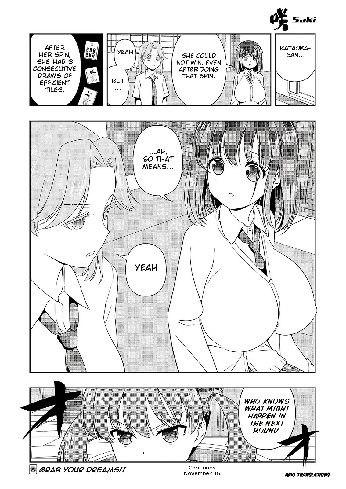 Saki Chapter 209 page 14 - Chapter 209: Reason
