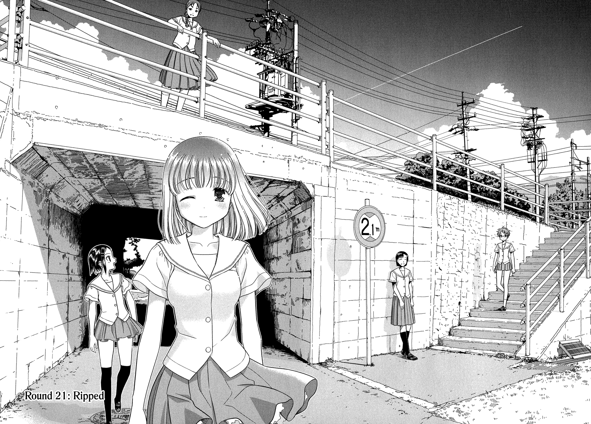 Saki Chapter 21 page 3 - Chapter 21: Ripped
