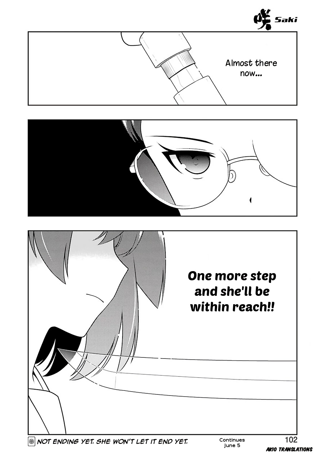 Saki Chapter 216 page 12 - Chapter 216: Big Gap