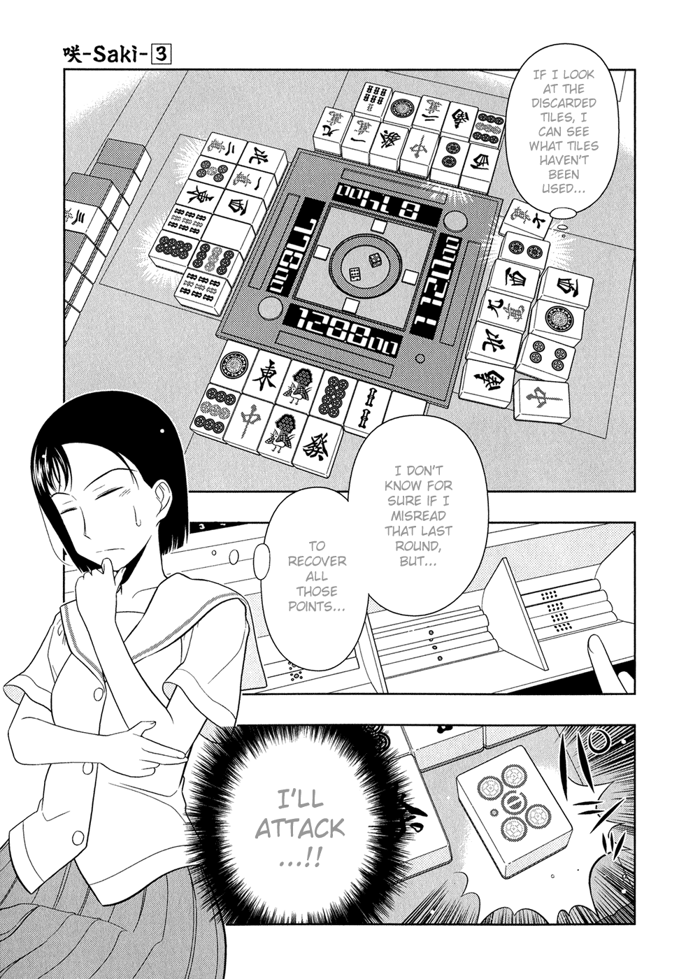 Saki Chapter 22 page 4 - Chapter 22: Sleight of Hand
