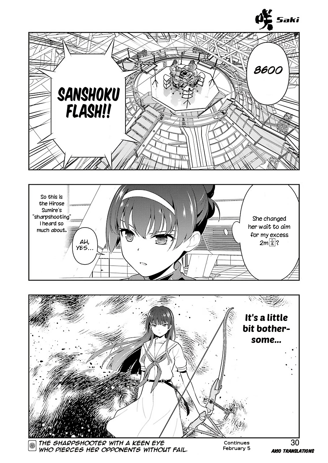 Saki Chapter 225 page 13 - Chapter 225: Stray Arrow