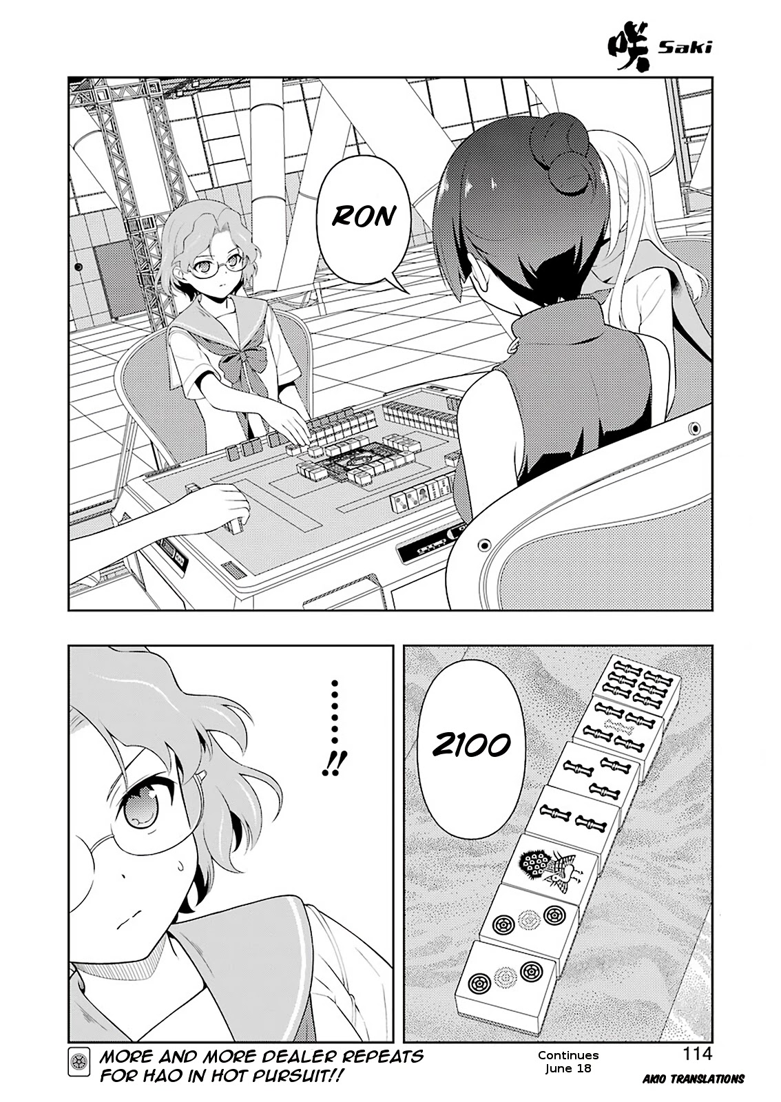 Saki Chapter 232 page 14 - Chapter 232