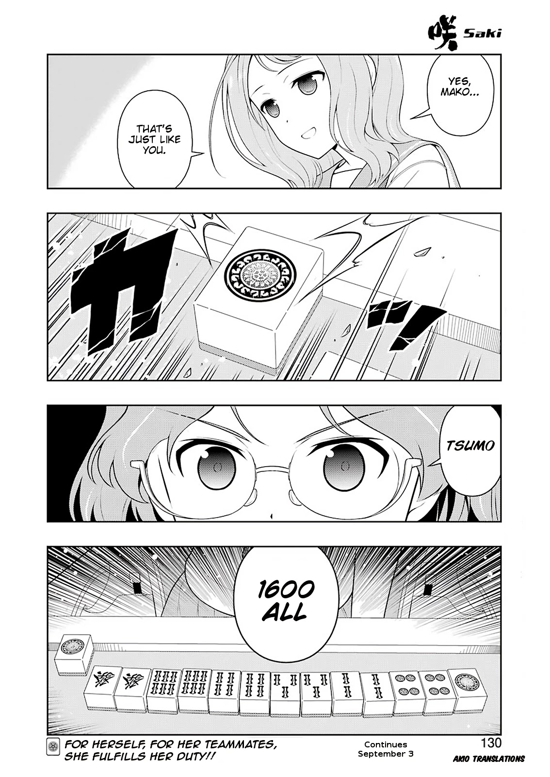 Saki Chapter 235 page 15 - Chapter 235: Duty