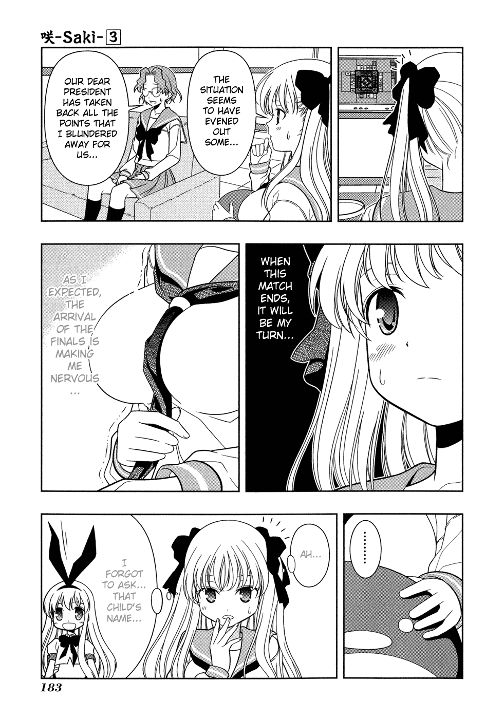 Saki Chapter 24 page 10 - Chapter 24: Change-Up