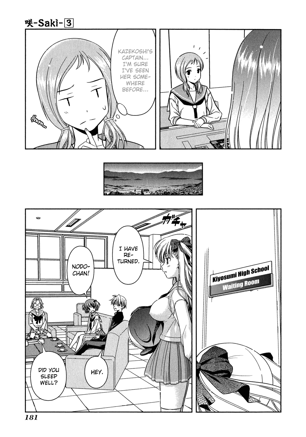 Saki Chapter 24 page 8 - Chapter 24: Change-Up