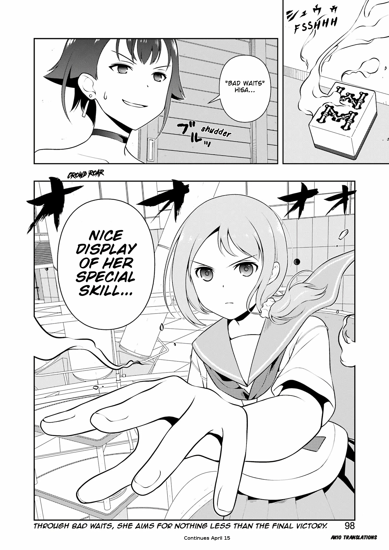 Saki Chapter 243 page 12 - Chapter 243: Crowd
