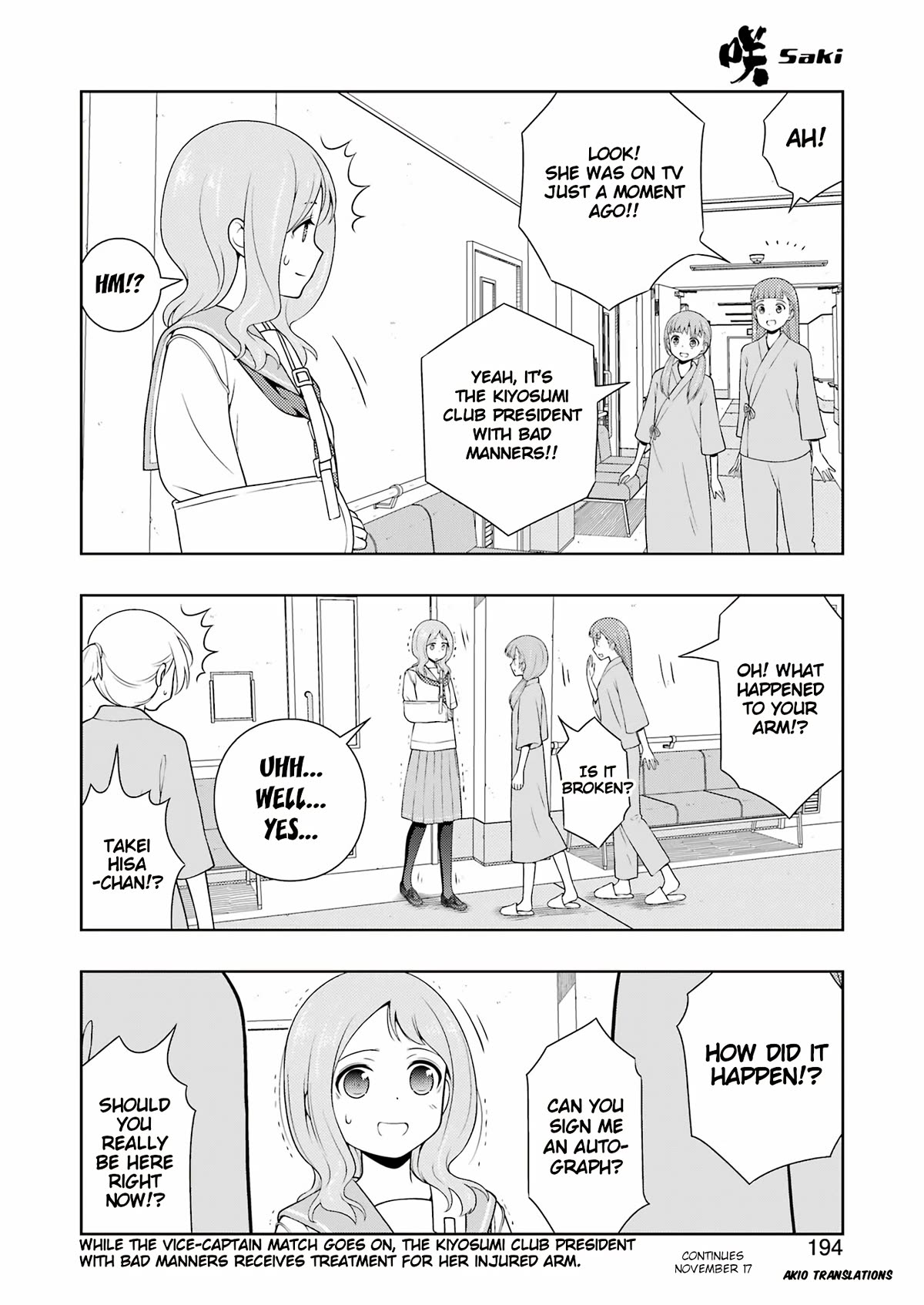 Saki Chapter 266 page 15 - Chapter 266: True Potential