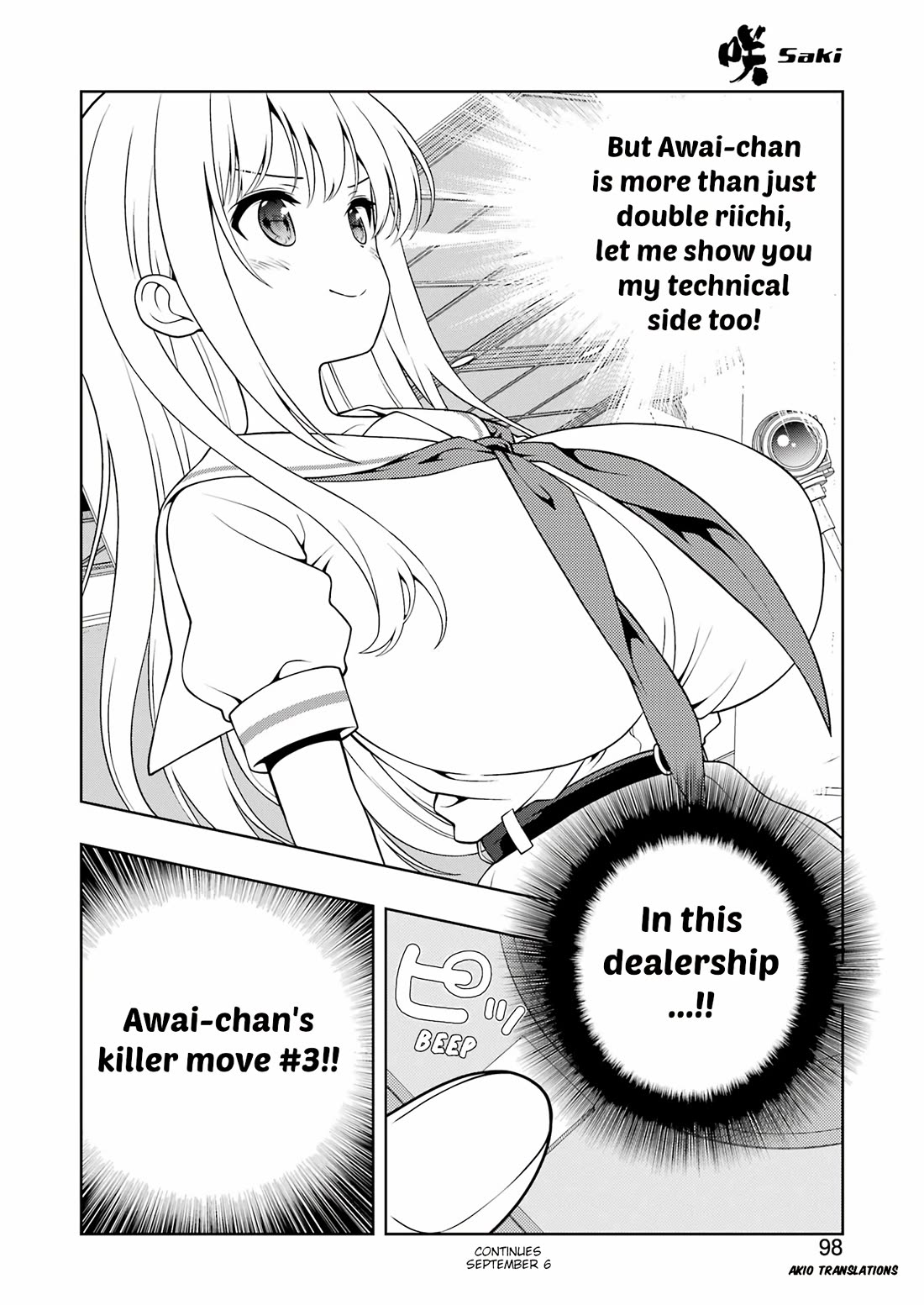 Saki Chapter 277 page 15 - Chapter 277: Counterattack