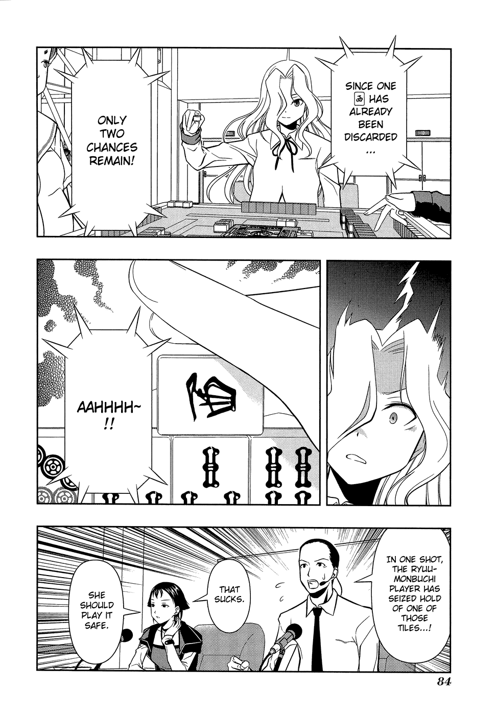 Saki Chapter 28 page 16 - Chapter 28: Disaster