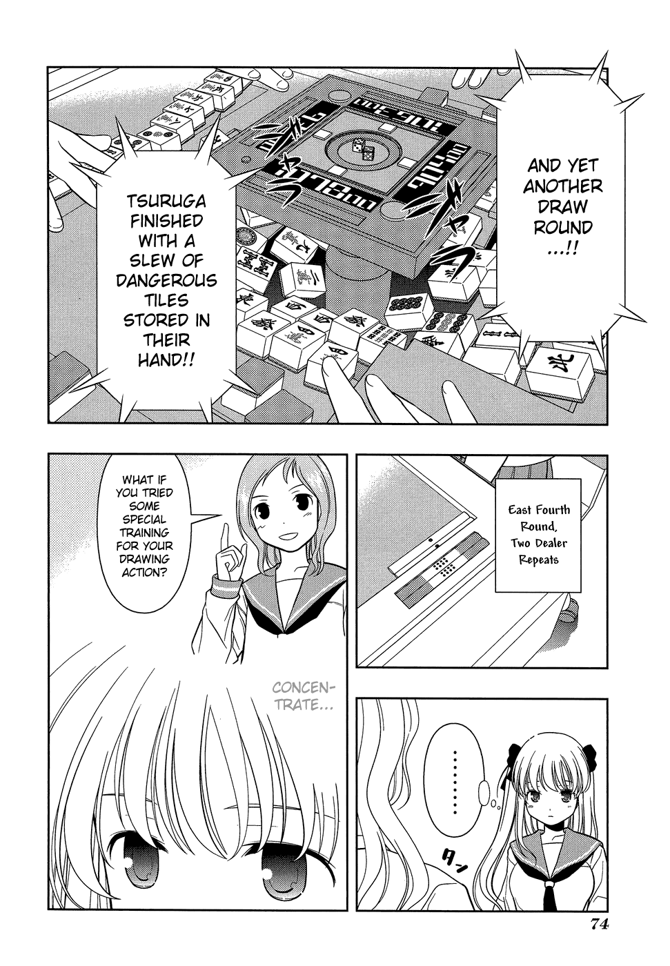 Saki Chapter 28 page 6 - Chapter 28: Disaster