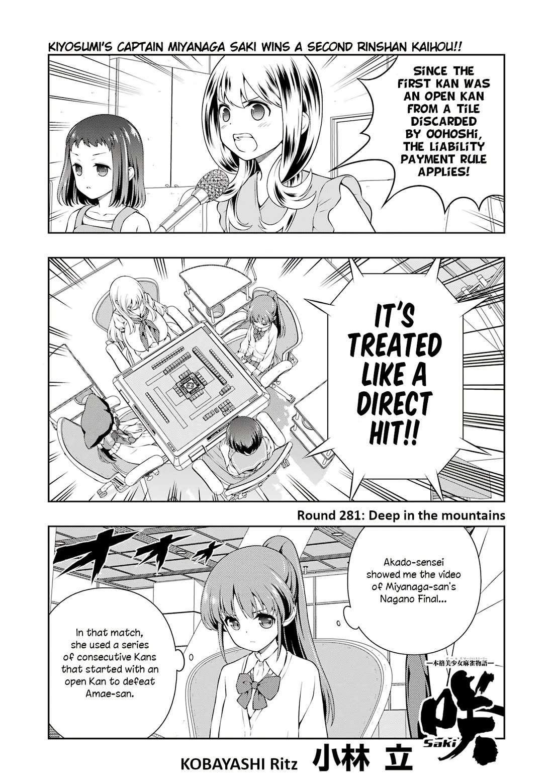Saki Chapter 281 page 1 - Chapter 281: Deep in the mountains