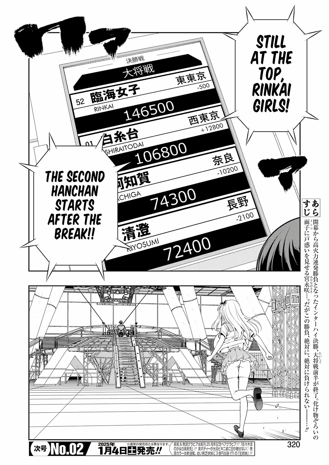 Saki Chapter 283 page 2 - Chapter 283: Break