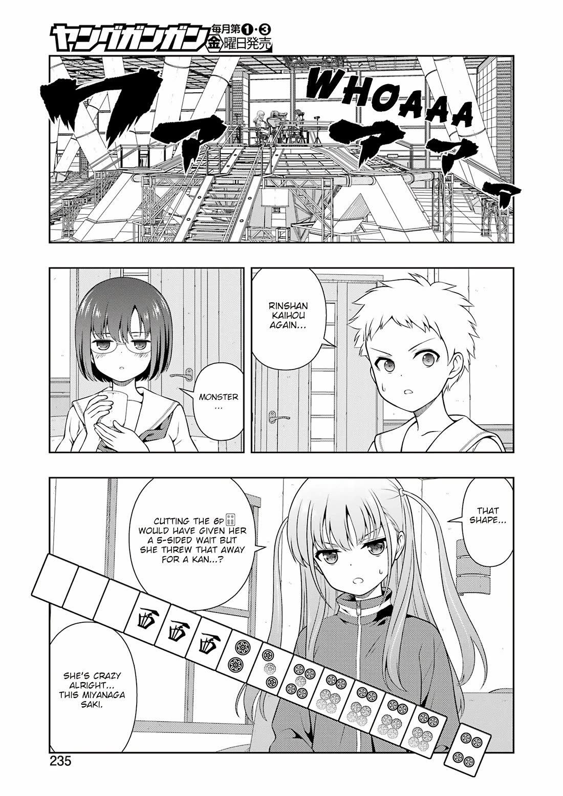 Saki Chapter 285 page 4 - Chapter 285: Clash