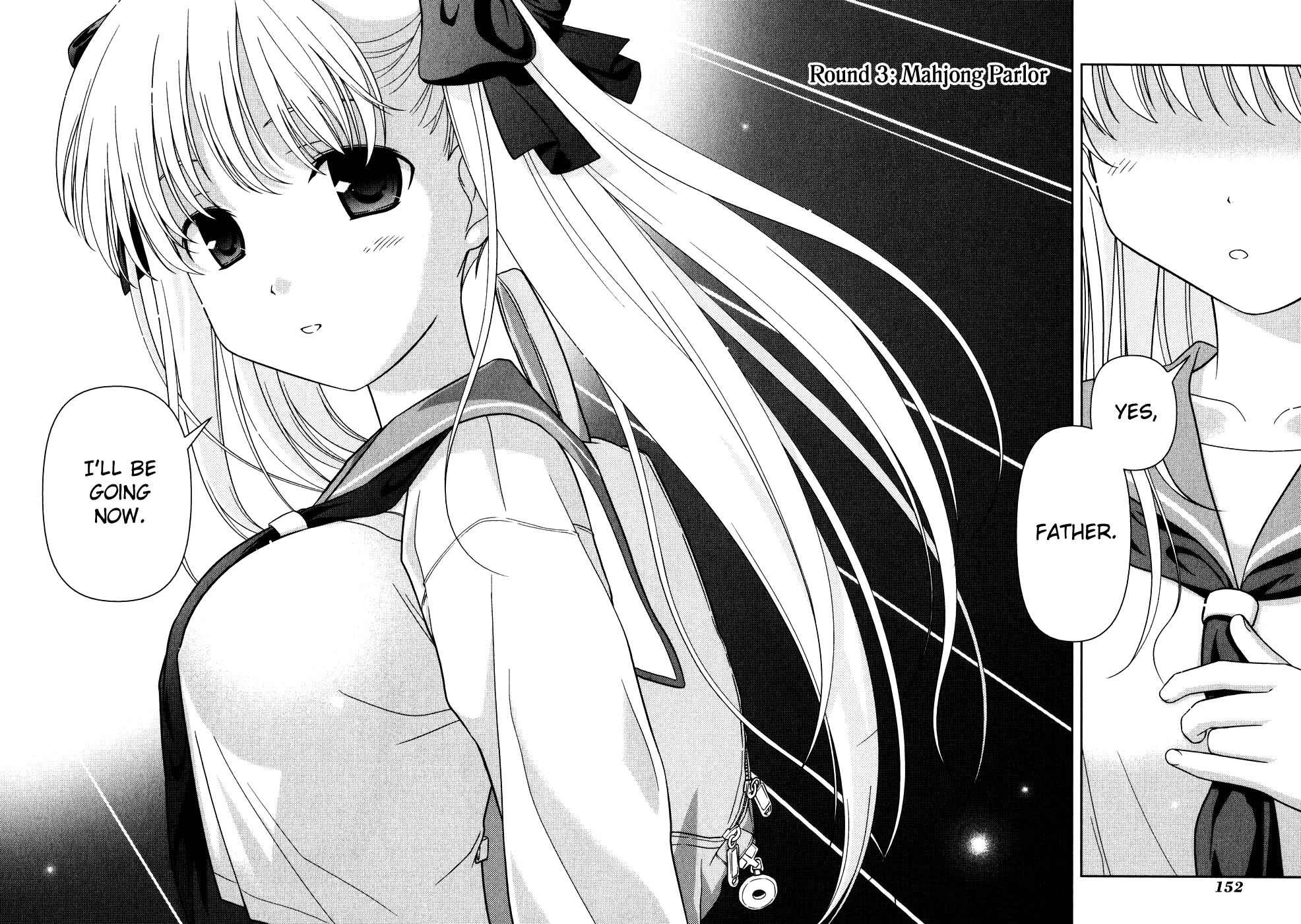 Saki Chapter 3 page 1 - Chapter 3: Mahjong Parlor