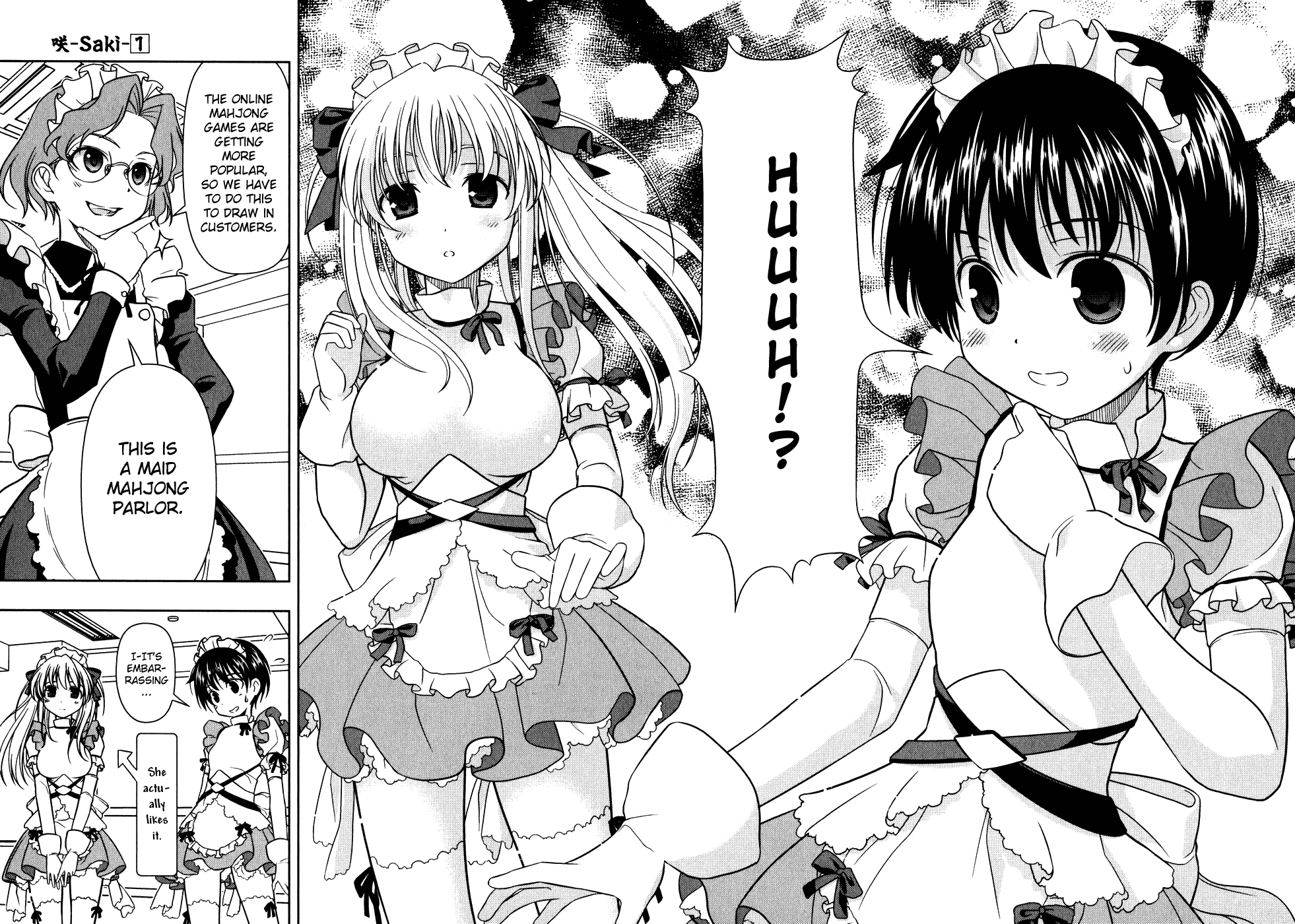Saki Chapter 3 page 16 - Chapter 3: Mahjong Parlor