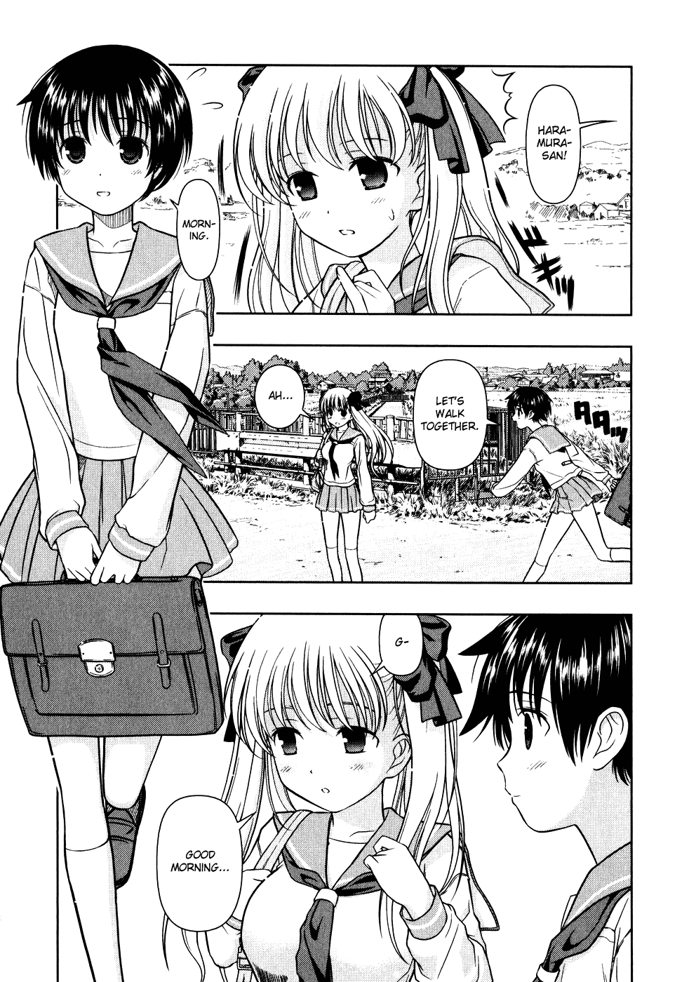 Saki Chapter 3 page 3 - Chapter 3: Mahjong Parlor
