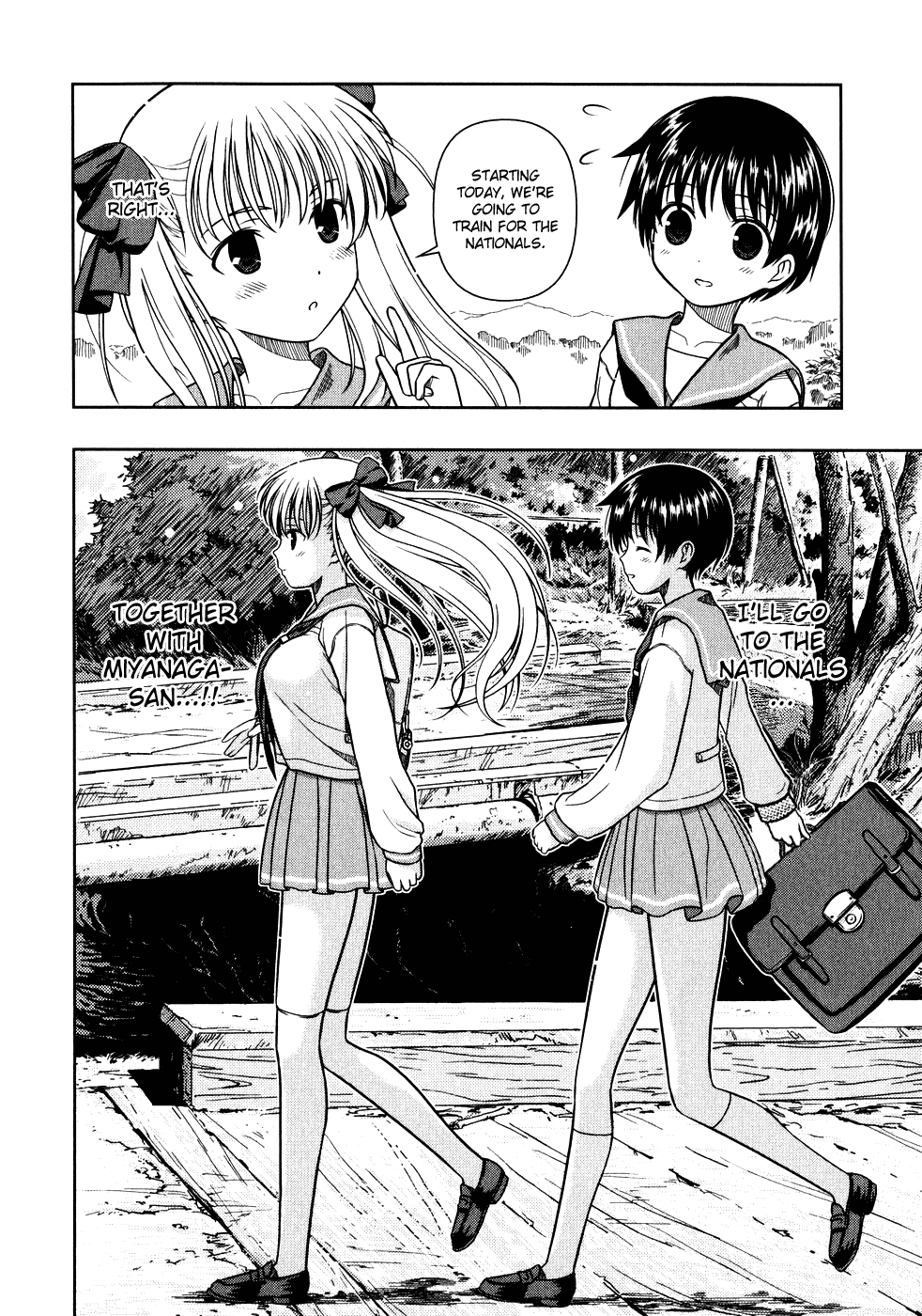 Saki Chapter 3 page 4 - Chapter 3: Mahjong Parlor