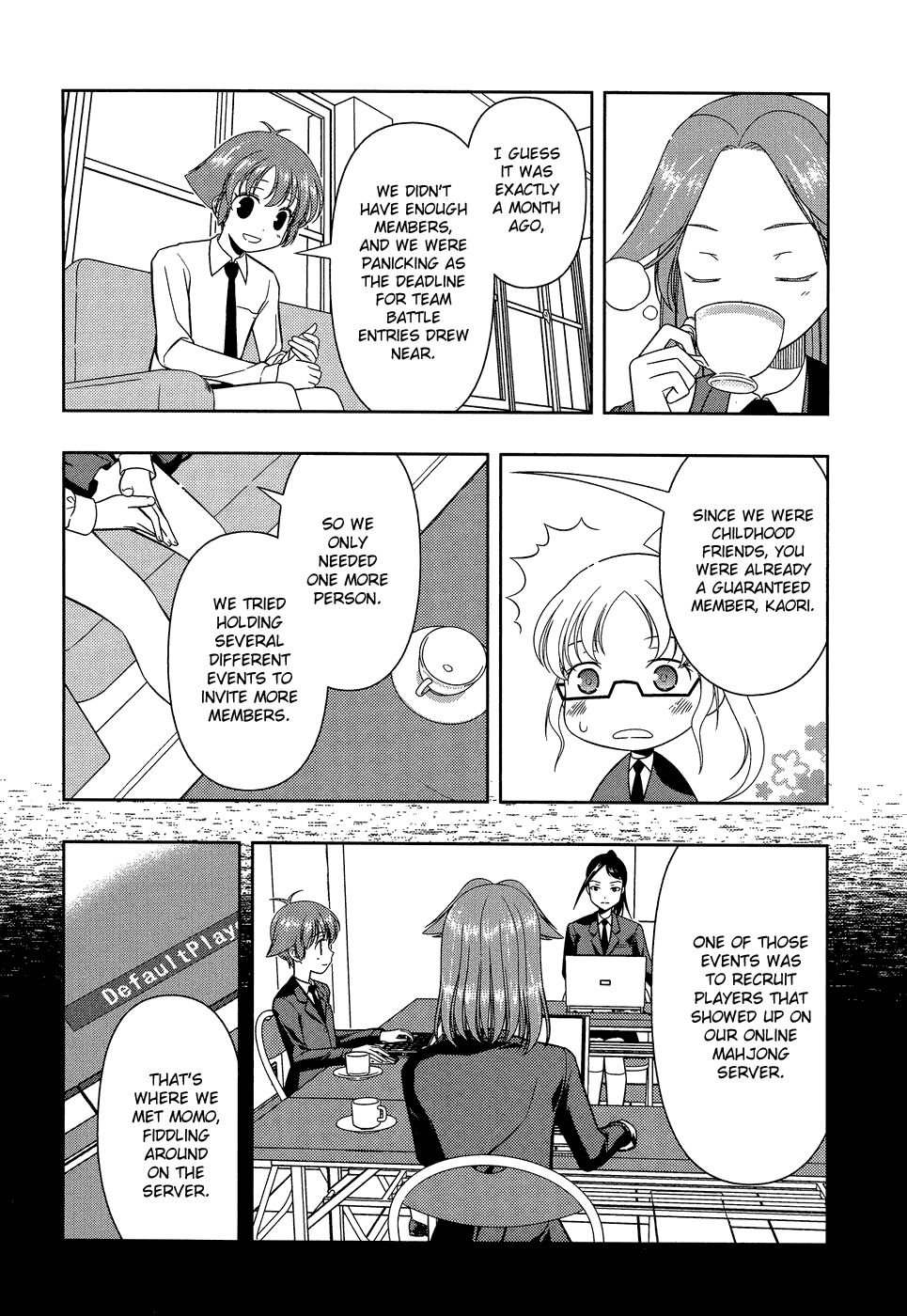 Saki Chapter 32 page 4 - Chapter 32: Upperclassman