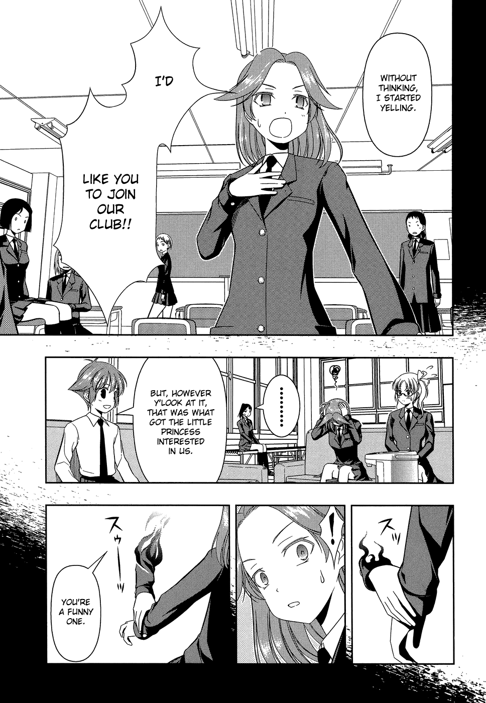 Saki Chapter 32 page 7 - Chapter 32: Upperclassman