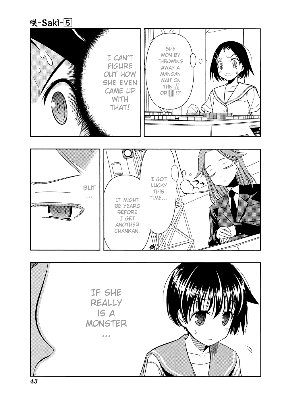 Saki Chapter 35 page 17 - Chapter 35: Trouble