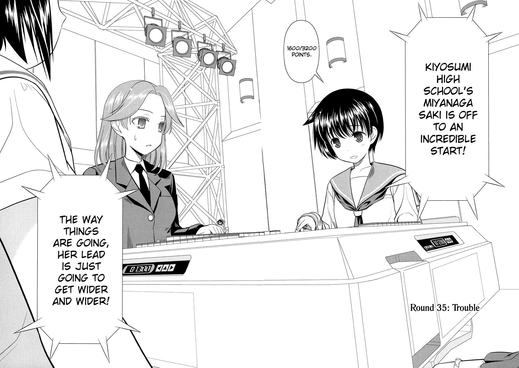 Saki Chapter 35 page 2 - Chapter 35: Trouble